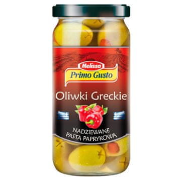 Atlanta Primo Gusto Melissa grške olive, polnjene s paprikino pasto 240 g