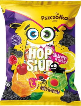 Hmeljev sirup Sadni želeji v sladkorju z malinovim nadevom 1kg