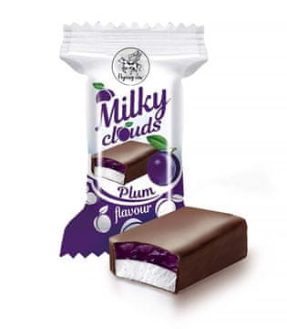 Žele bonboni Flying Cow s slivovim nadevom iz marshmallowa 1 kg