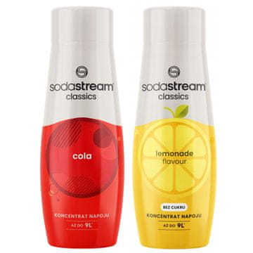 SodaStream Komplet 2 koncentratov , okus kola in limonada