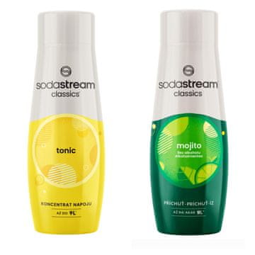SODASTREAM komplet sirupov Tonik + Mojito za avtomat s sodo, 2 kosa.
