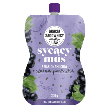 Bracia Sadownicy Polnilna pena s chia semeni in črnim ribezom 200 g