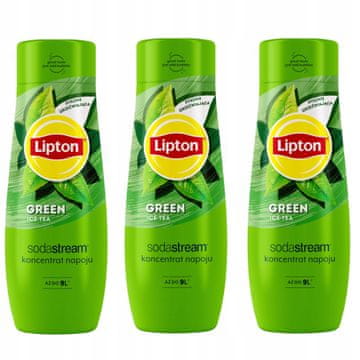 SodaStream 3x Lipton Green Ice Tea Concentrate Set