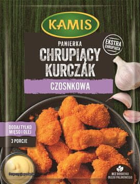panirani hrustljavi piščanec z okusom česna 70 g