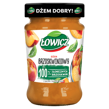 Agros Łowicz breskova marmelada z zmanjšano vsebnostjo sladkorja 280 g