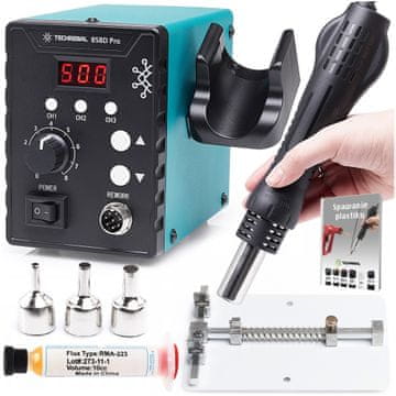 Spajkalna postaja Techrebal 858D + nosilec za tiskano vezje + RF800