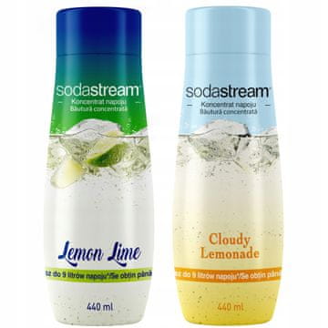 SodaStream Komplet 2 koncentratov limona-limeta+limonada