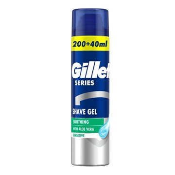 Gillette Gel za britje Series Sensitive (Gel za britje) 240 ml
