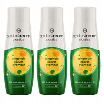 Syrop koncentrat sok SodaStream Imbir Ale 3 szt.