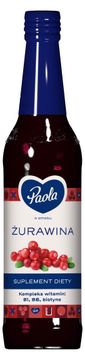 Paola prehransko dopolnilo z okusom brusnice 430 ml