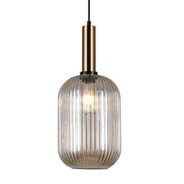 Italux Viseča svetilka Antiola PND-5588-1L-BRO+AMB