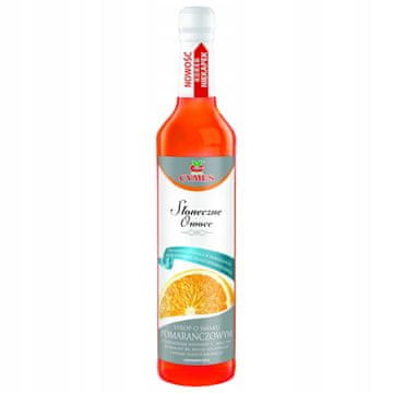 Sirup z okusom pomaranče "Sunny Fruits" 420 ml