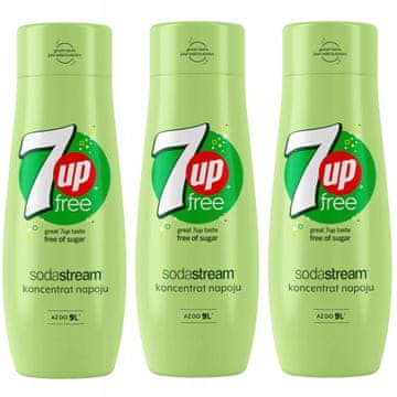 SodaStream Komplet 3 koncentratov 3x 7UpFREE