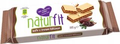 NaturFit vaflji z okusom kakava, brez sladkorja, 155 g