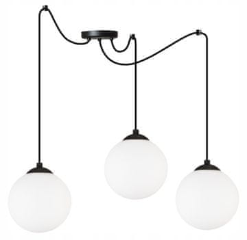 GH VISEČA STROPNA SVETILKA SPIDER BALL ČRNE LED 15 cm