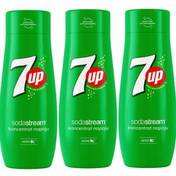 SodaStream Komplet 3 koncentratov 3x 7UP