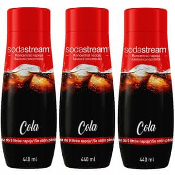 SodaStream Komplet 3 koncentratov 3x Cola