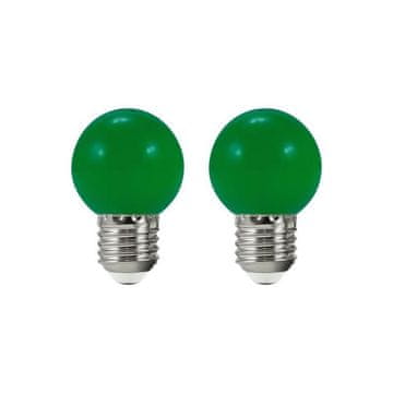 GO! Žarnice za vrtno girlando Party green 2 kosa 36V E27 308771