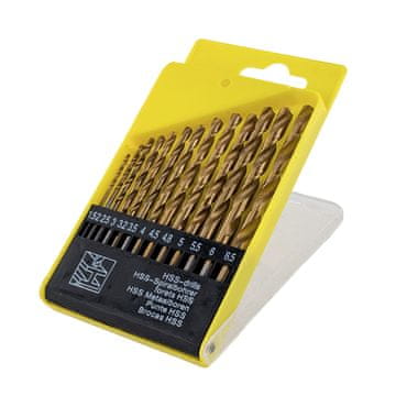 Komplet delavniških svedrov za kovino 1,5-6 mm, 13 kosov v kompletu 120275