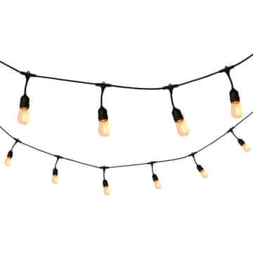 GO! LED vrtna girlanda za zabavo F 10xE27 5,6m 6W 308191
