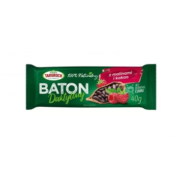 Datljeva ploščica z malinami in kakavom 40 g