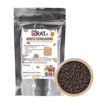 Čokoladne kapljice - temna čokolada 100 g