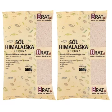 Himalajska fina sol 1kg (2x500g)