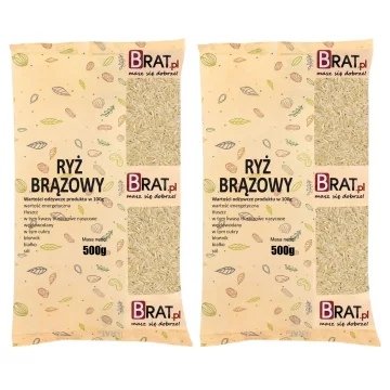 Rjavi riž 1 kg (2 x 500 g)