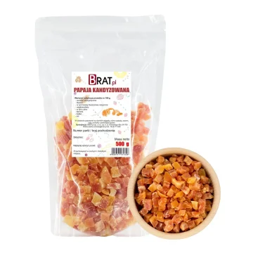 Kandirana papaja 500 g