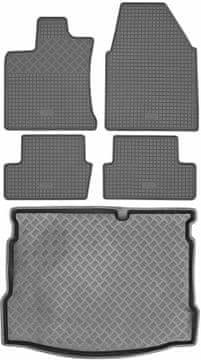 Nissan Qashqai I Crossover od letnikov 2007-2013 KOMPLET - gumijaste avtotesnine + zaščitna preproga za prtljažnik
