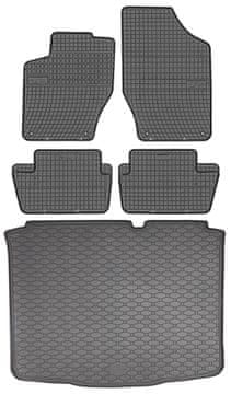 Citroen C4 Hatchback od 2004-2010 KOMPLET - gumijaste avtotesnine + zaščitna preproga za prtljažnik