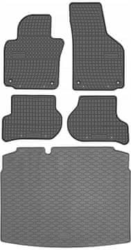 VW Golf V Hatchback od 2003-2008 KOMPLET - gumijaste avtotepihe + zaščitna preproga za prtljažnik
