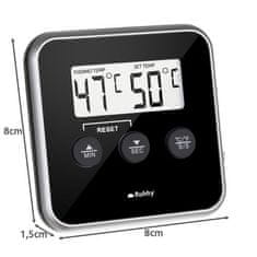 Northix Digitalni kuhinjski termometer s sondo, LCD zaslon