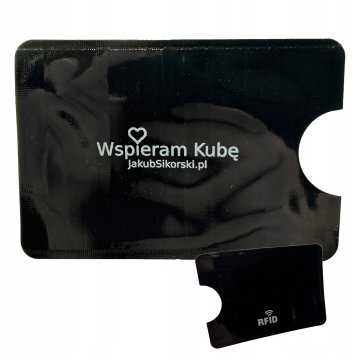 jev promocijski pripomoček - etui za kartico z RFID blokado