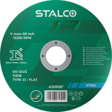 STALCO Ploščata rezalna plošča za kovino ø230 x 3,0 x 22,23 mm S-59230