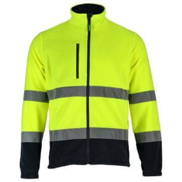 STALCO BASIC NEON LINE jopa iz flisa z opozorilom, rumena, M S-51702