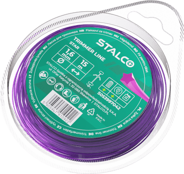 STALCO Zvezdasta rezalna nit 1,6 mm x 15 m S053997042
