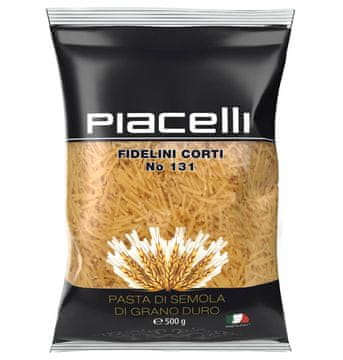 Piacelli Testenine Fidelini Corti št. 131 Zdrob 500 g