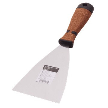 STALCO lopatica za kit za barvanje 100 mm, ročaj iz plute, PERFECT