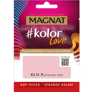 Magnat #kolorLove TEST KL31 pastelno roza 25 ml