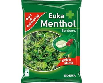 G&G ekstra močni bonboni z meto in evkaliptusom 300 g