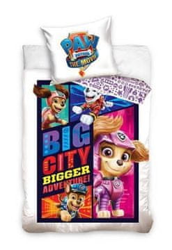 Carbotex Otroški posteljni komplet Paw Patrol MOVIE BOMBAŽ 160x200