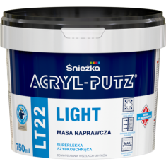 ACRYL-PUTZ LT22 lahki kit za popravila 0,75 kg