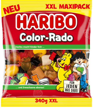 Haribo Color-Rado Maxipack žele bonboni 340 g