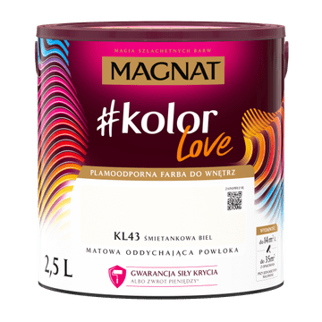 Magnat #kolorLove KL43 kremasto bela 2,5 l