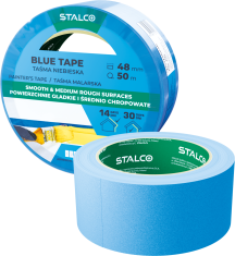 STALCO maskirni trak 48x50m moder