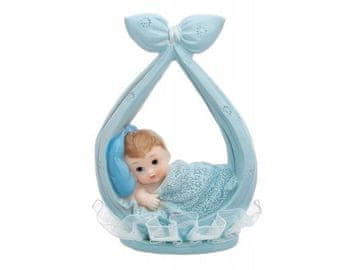 PartyDeco Figurica torte Fant v šalu Dojenček Fant