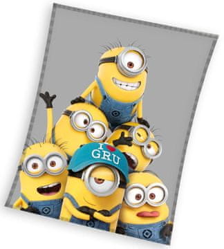 Carbotex Otroška odeja 150x200 Minions