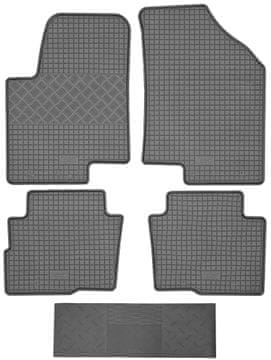 RIGUM 901481 Talne preproge + ZAŠČITNA PLOŠČA 900101 - Kia Soul I Crossover od 2009-2014 AV noge spredaj (1 nosilec za voznika / (2 nosilca za voznika) - MOŽNA NAMESTITEV