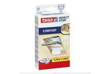 Tesa Mreža proti mrčesu Insect screen for roof windows, 1.2 x 1.4 m, white, COMFORT